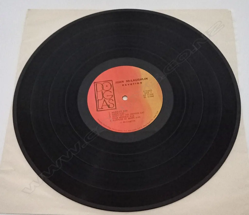John McLaughlin, Devotion, (Green Vinyl) Image 1++